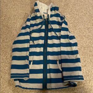 Blue Striped Hoodie